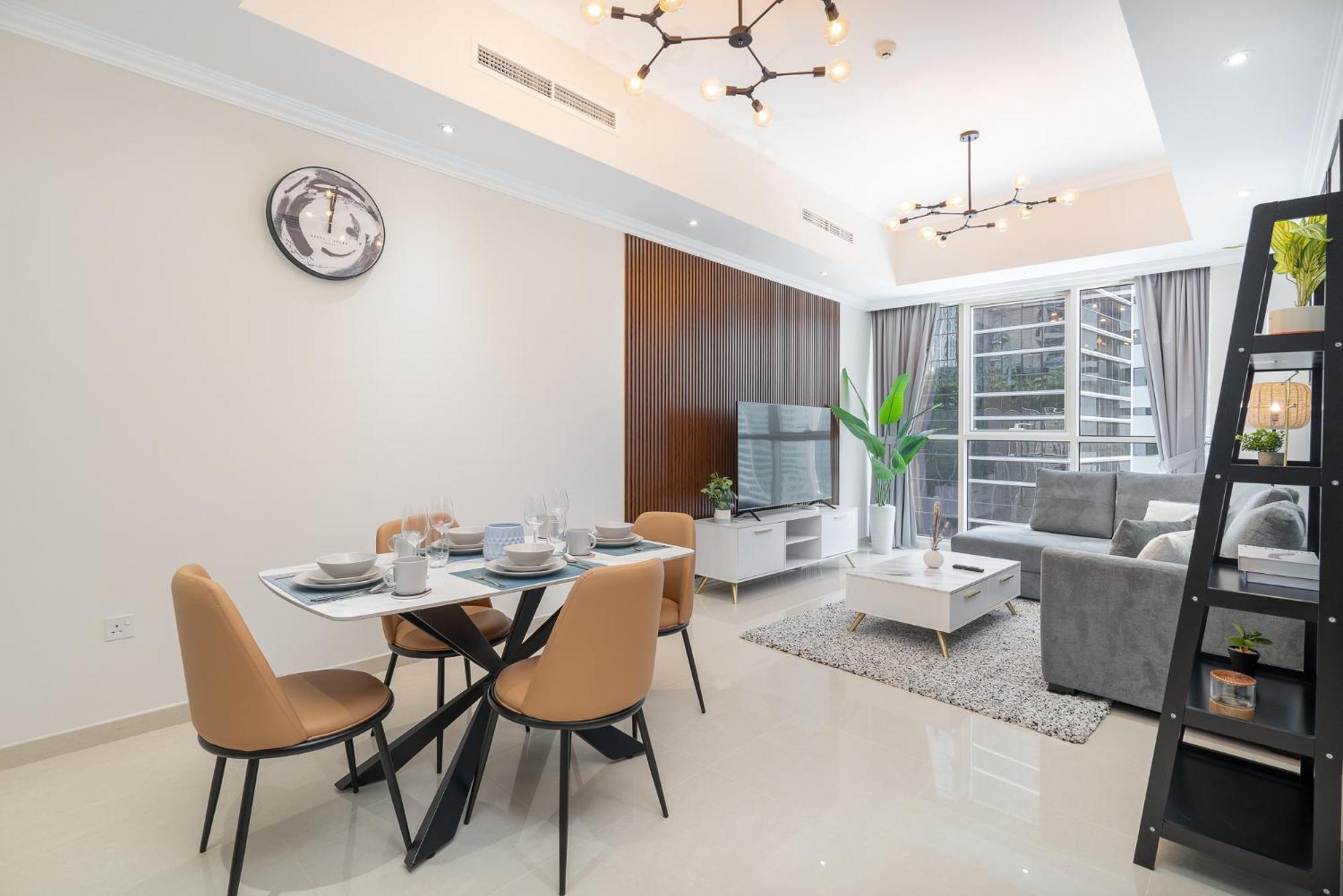 Heaven Crest Holiday Homes: Downtown Suites Near Dubai Mall & Burj Khalifa Exterior photo
