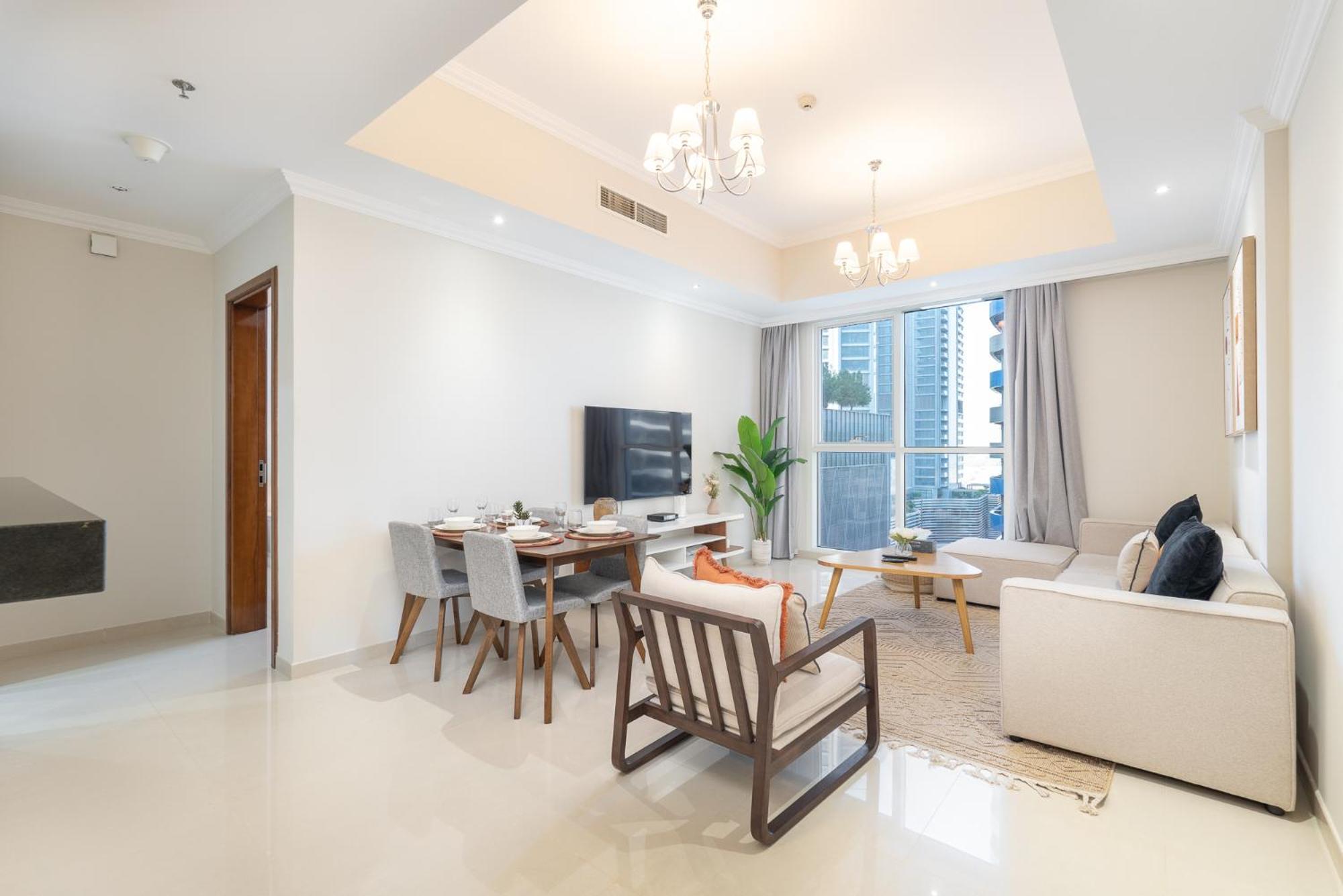 Heaven Crest Holiday Homes: Downtown Suites Near Dubai Mall & Burj Khalifa Exterior photo